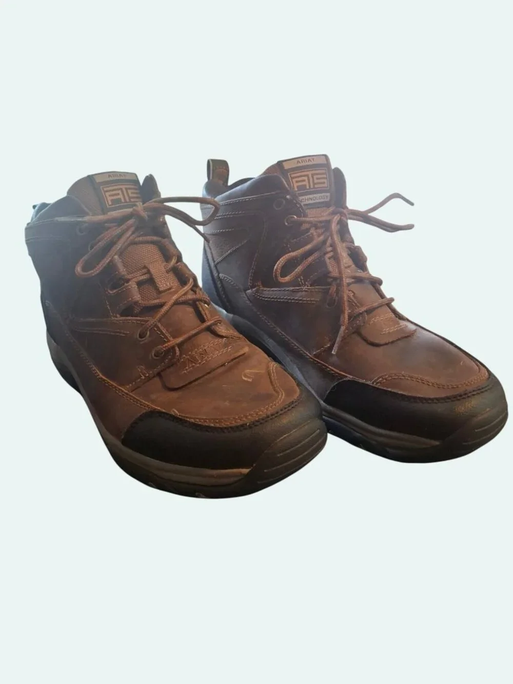 Ariat Mens ATS Technology Brown Leather Hiking Boots*SH8